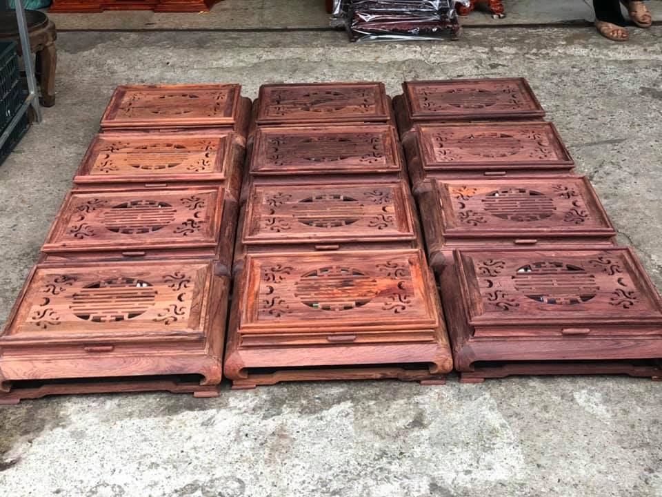 khay trà cao cấp gỗ cẩm việt