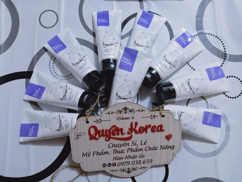 tẩy tế bào chết ngọc trai the face shop, nhẹ nhàng lấy đi các tế bào da chết cho làn da sáng, hồng rạng rỡ