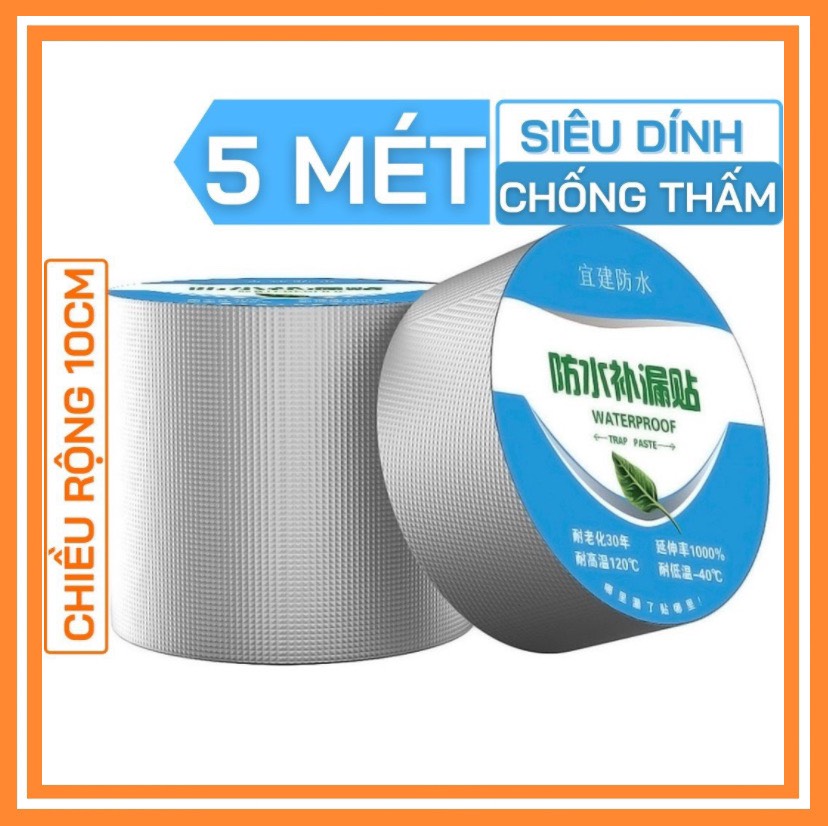 Băng Keo Siêu Dính, Chống Thấm Nhật Bản Gắn Trên Tất Cả Các Bề Mặt Như Gỗ, Kính, Nhựa, Tôn, Sắt, Bê Tông, Gốm Sứ... Băng Keo Dán Chuyên Dụng Chống Thấm Công Nghệ Nhật Bản.