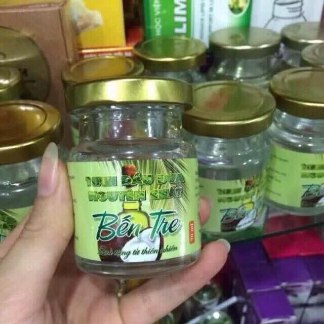 lọ dầu dừa ép lạnh mỗi lọ 100ml