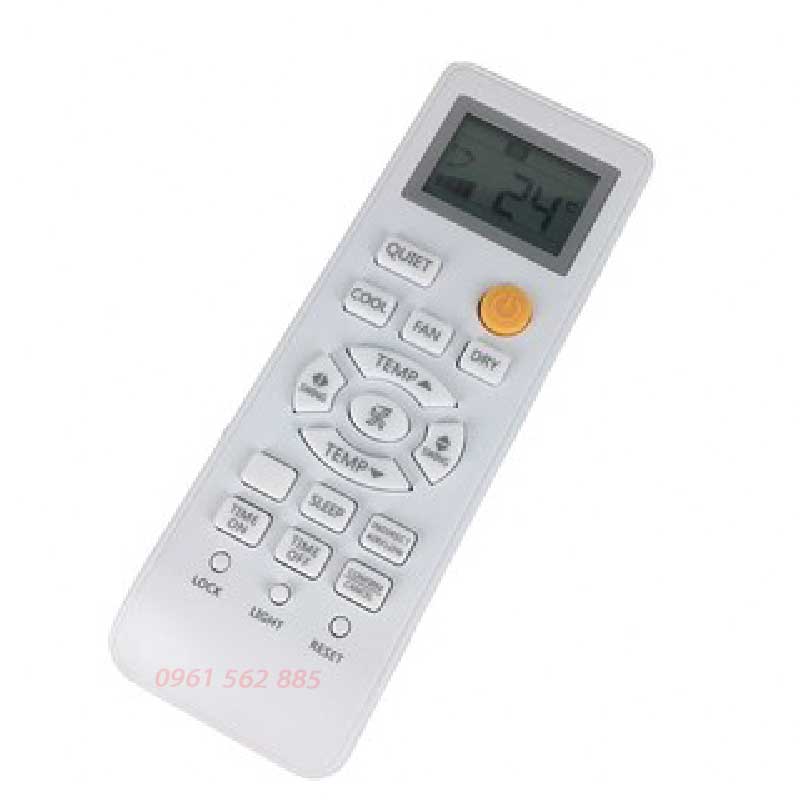 Điều Khiển Remote Máy Lạnh AQUA Mẫu 2 ( Nút Cam)