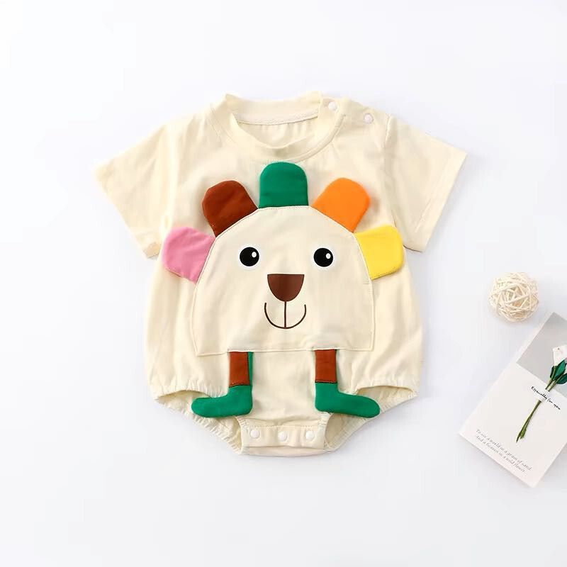 Body cộc cho Bé Trai Bé Gái MẪU MỚI quần áo Sơ Sinh vải Cotton mềm mịn, Bodysuit cho bé dễ thương từ 3-12kg