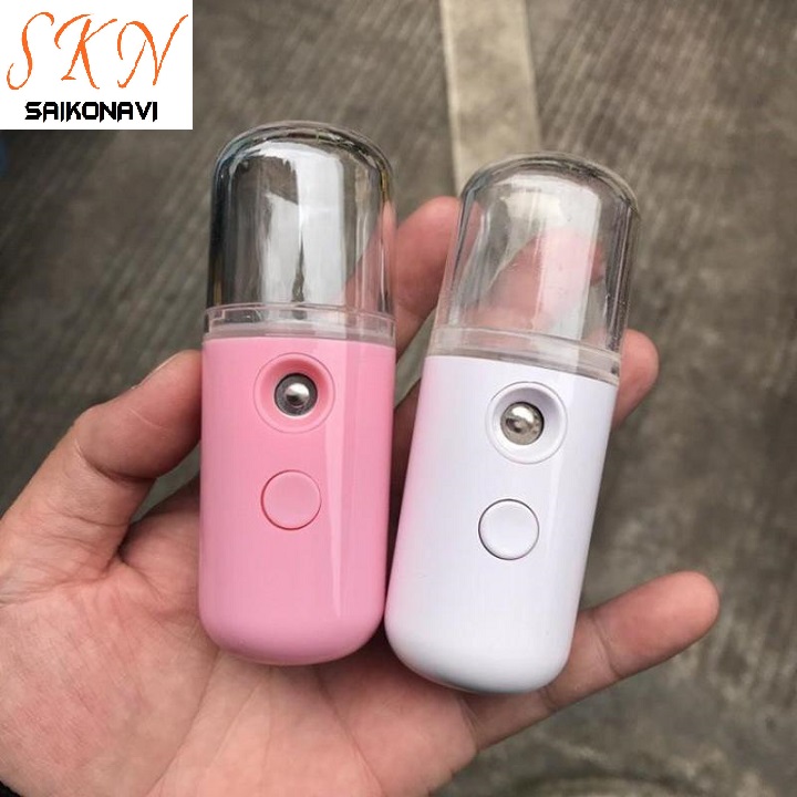Máy phun sương mini Nano cầm tay siêu tiện lợi,Máy Phun Sương Xông Hơi Mặt NaNo Mini Cầm Tay Hỗ Trợ Dưỡng Da Cấp Nước Tối Đa