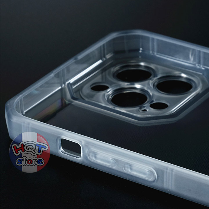 Ốp lưng dẻo trong viền nhám Gor Armor iPhone 13 Pro Max / 13 Pro / 13