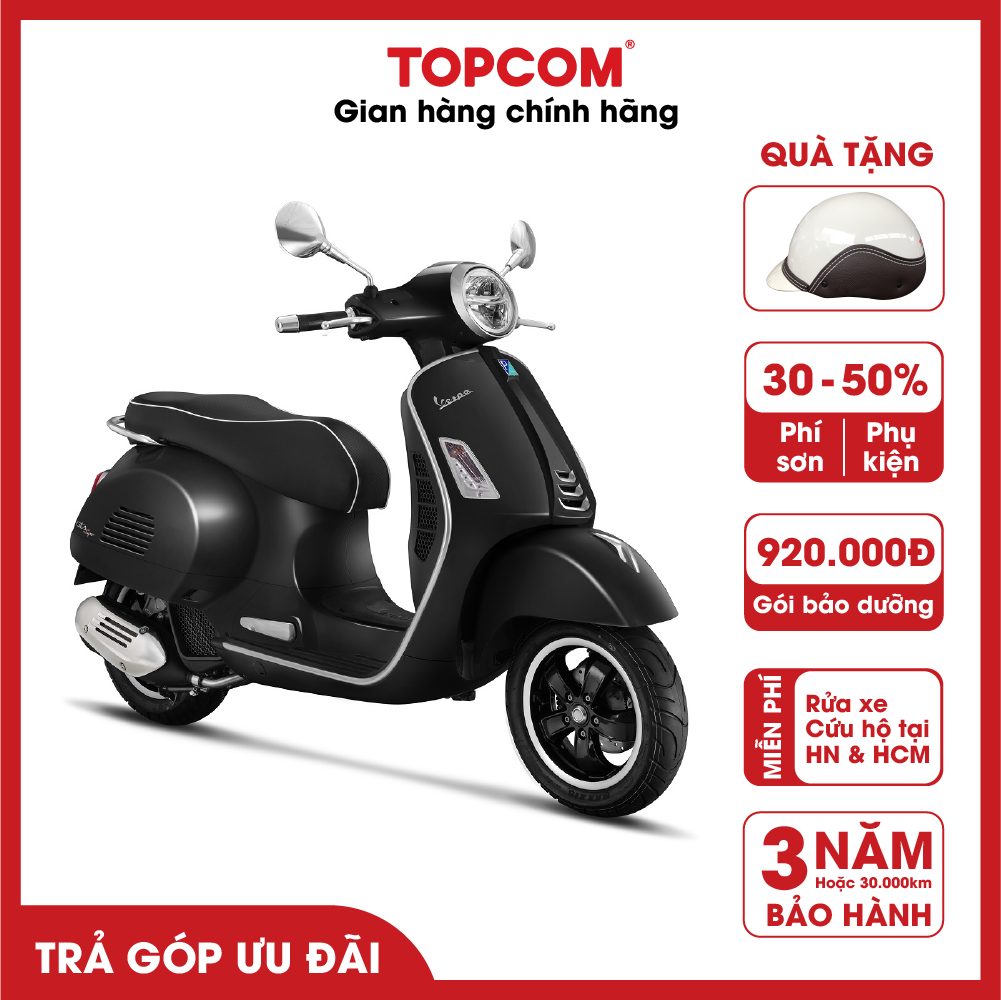 [Trả góp 0%] Xe ga Vespa GTS Super 125cc