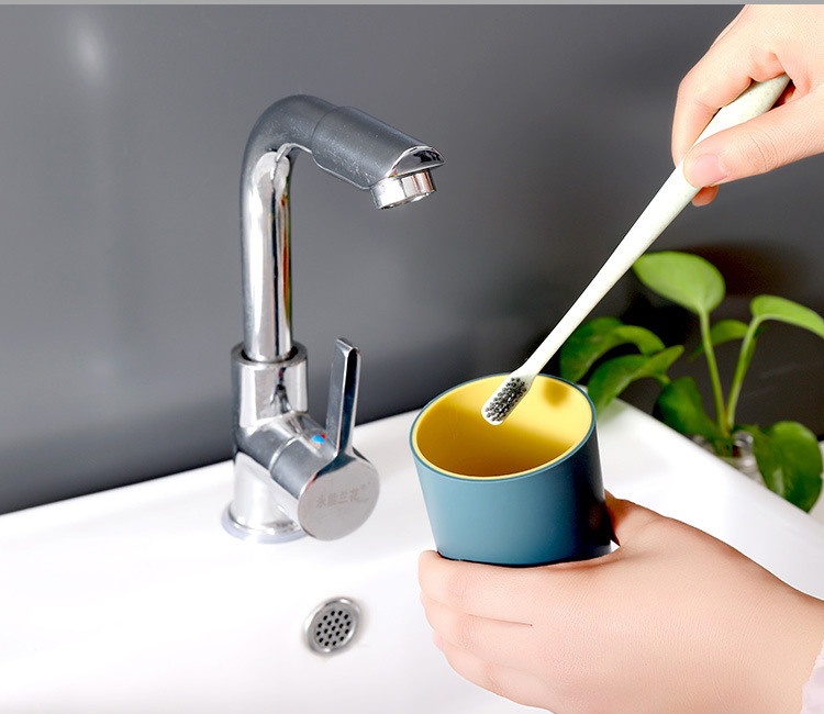Cups toothbrush holder plastic barley
