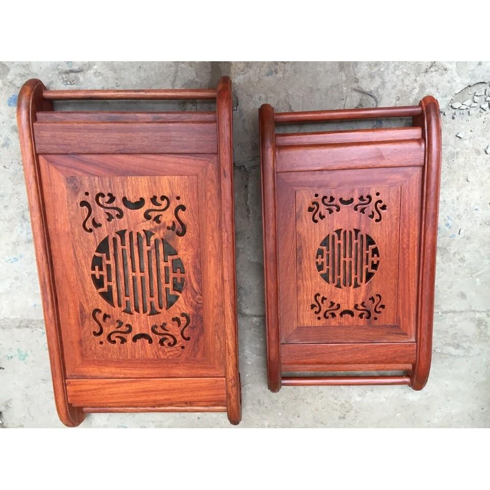 Khay trà gỗ hương cao cấp