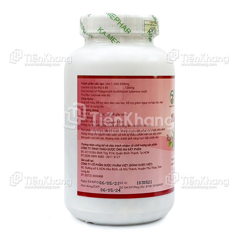 Hà Thủ Ô Ka - Giúp Bổ Máu