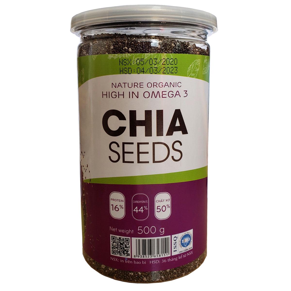 Hạt chia cao cấp nhập khẩu từ Mỹ (500gr) - Gia Khánh