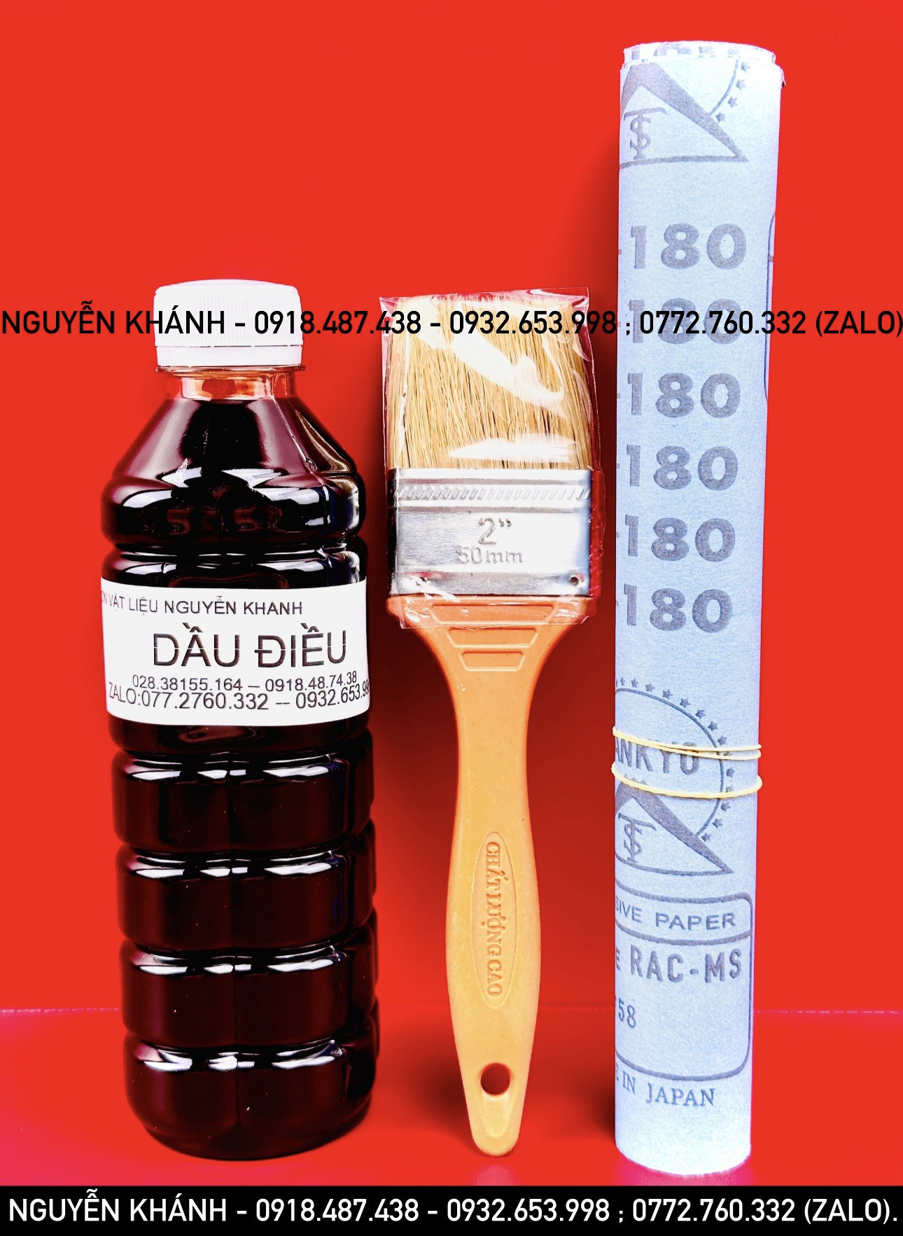 Combo dầu điều đánh bóng gỗ