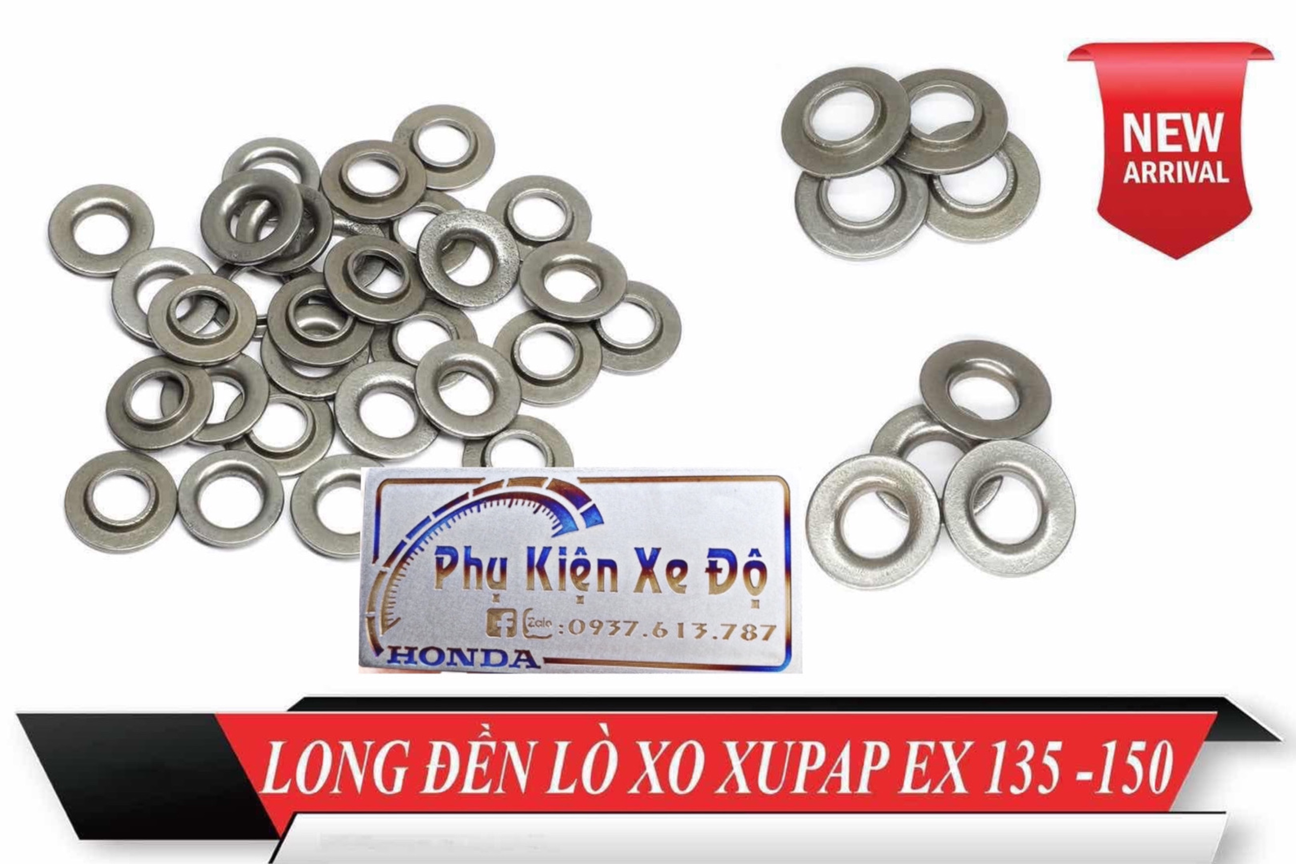 4 long đền lò xo xupap ex 135 150
