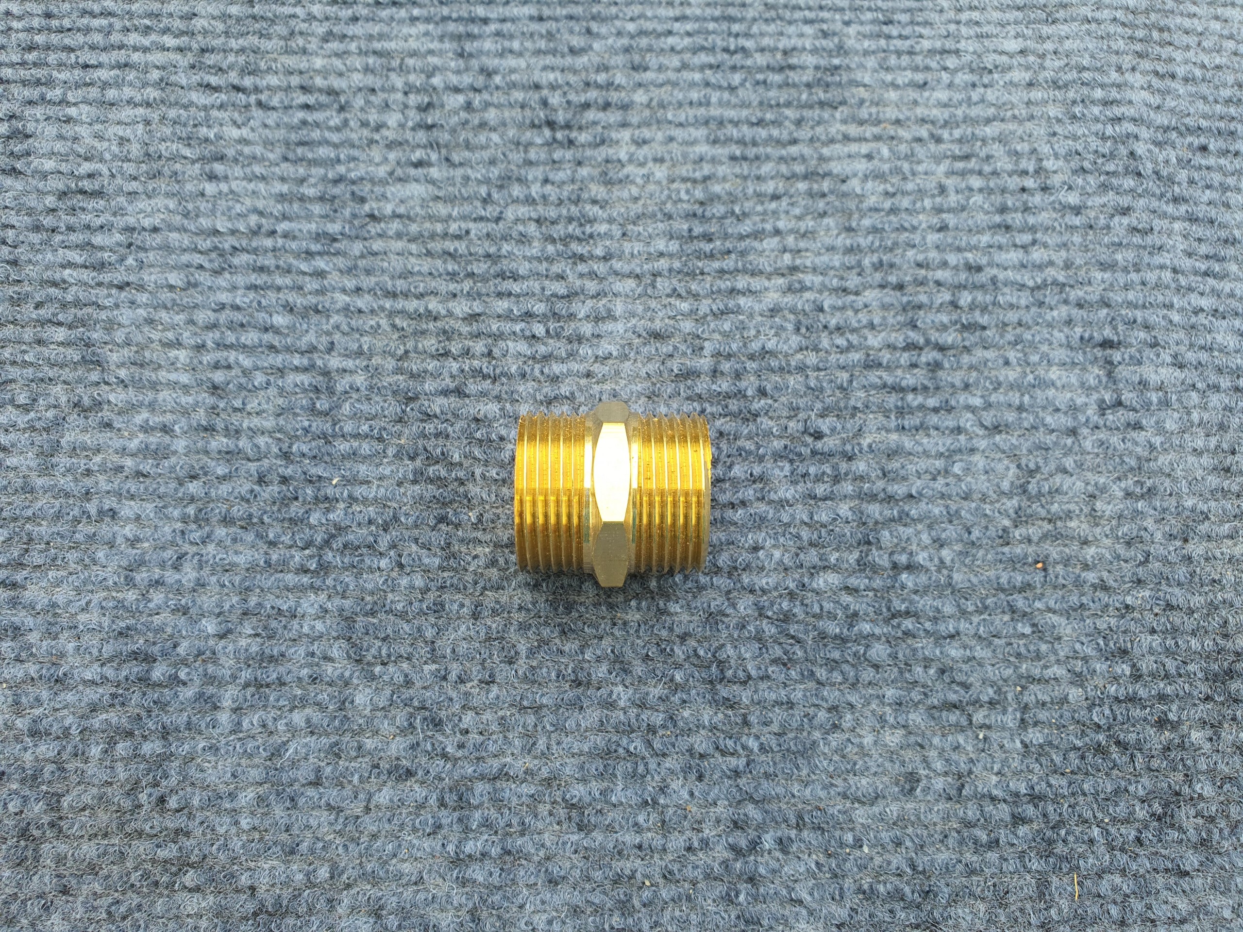 Brass connector, brass connector 2 External thread, inner thread, double brass