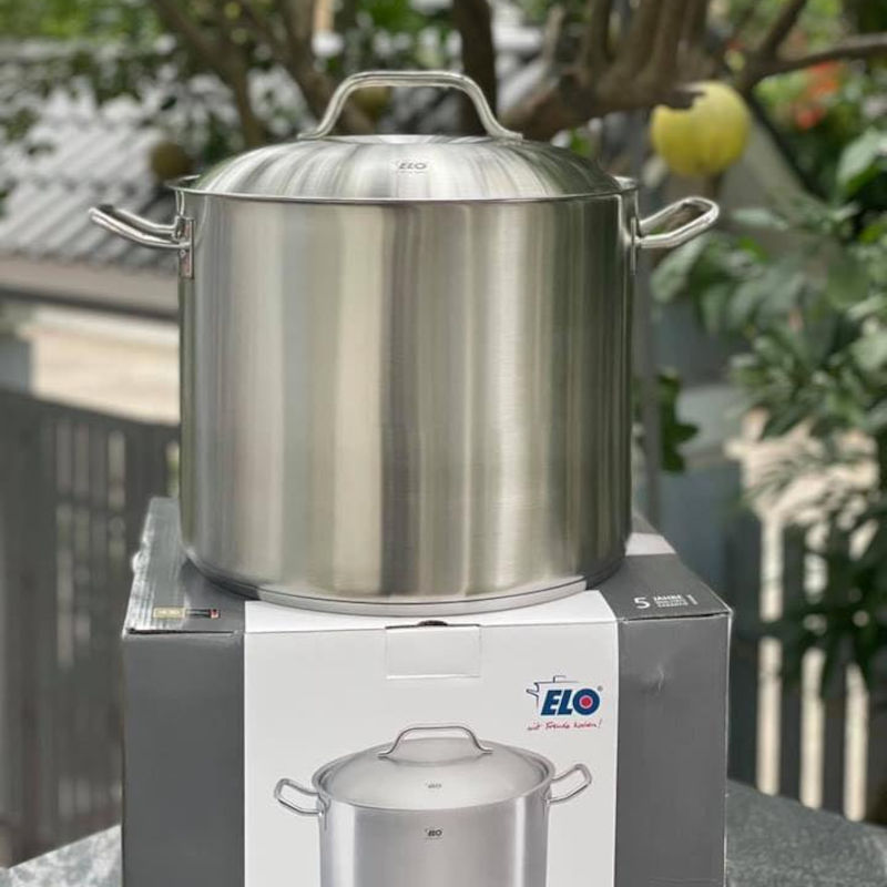 Nồi luộc gà Elo Profi Therm 32cm thành cao 26cm dung tích 20L nhập khẩu Đức Germany, bảo hành 5 năm