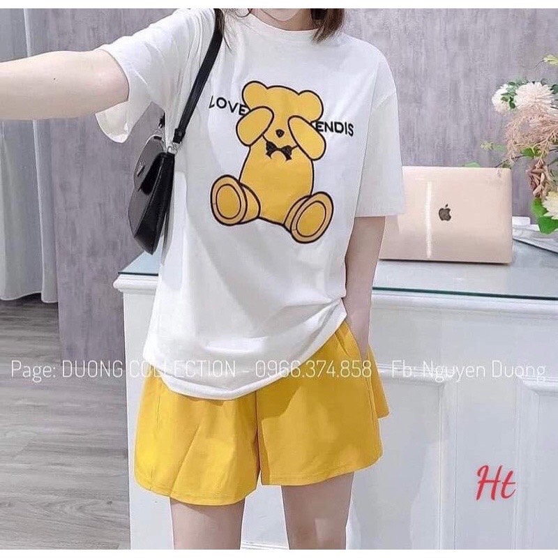 Bộ đùi gấu che mặt ht12