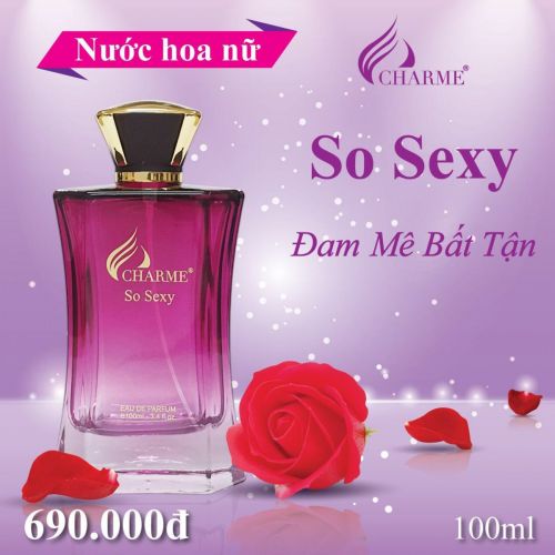 [HCM]NƯỚC HOA CHAMEe SO SEXY 100ML- TS02