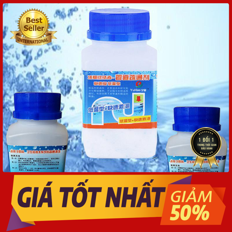 [GẤP 2 LẦN ĐẬM ĐẶC] Bột thông tắc cống, bột thông tắc nhà vệ sinh siêu tiện lợi, bột thông tắc cống thần thánh nhanh chóng