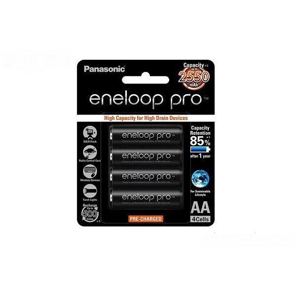 Pin sạc AA Eneloop pro dung lượng cao 2550mah