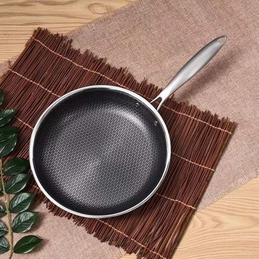 Chảo Chống Dính Vân Tổ Ong Cao Cấp - Lòng Sâu