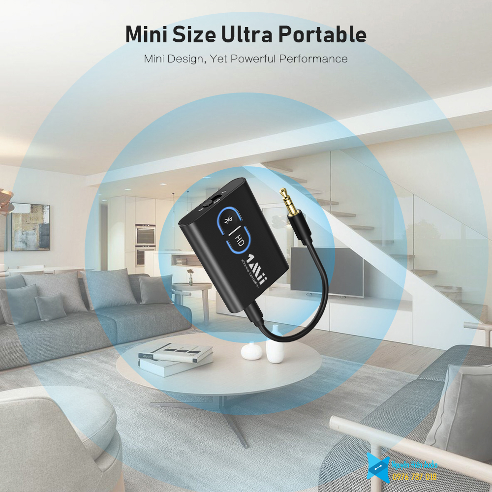 Bộ thu phát ML300 Bluetooth 5.0 chuẩn aptx HD (xả hàng)