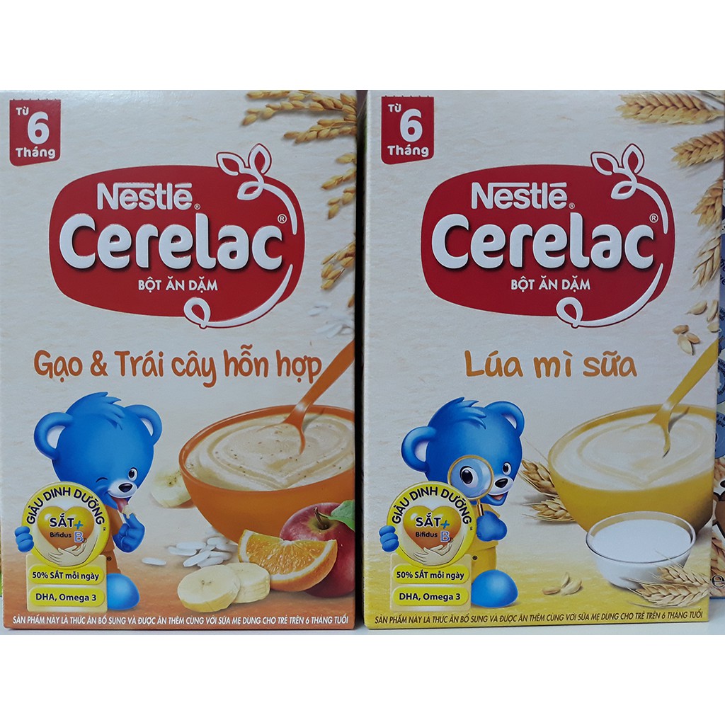 Bột Ăn Dặm Nestle Cerelac Lúa Mì Sữa 200gr