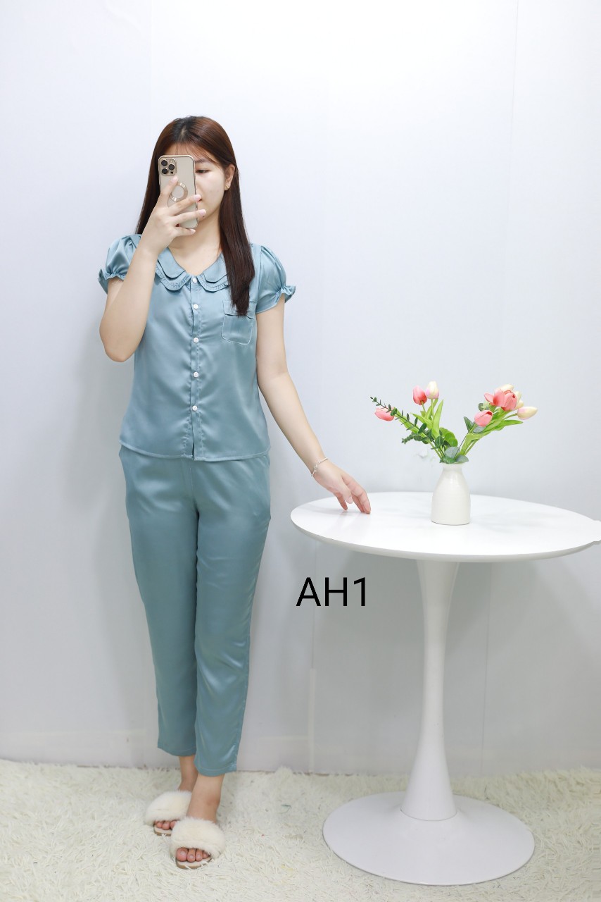 Quần Áo Mặc Nhà, Đồ Bộ Nữ, Bộ Đồ Chất Liệu Lụa Mềm Mại, Đẹp