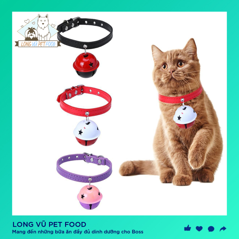 Vòng Cổ Da Pu 3 Màu Cho Thú Cưng Phụ kiện Long Vũ