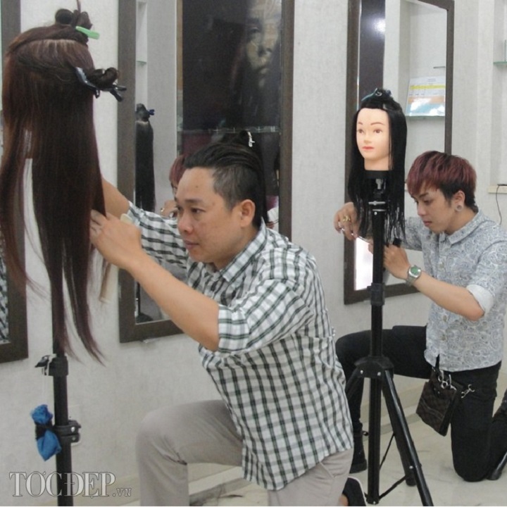 ĐẾ CHÂN MANOCANH HỌC CẮT TÓC - Màu đen