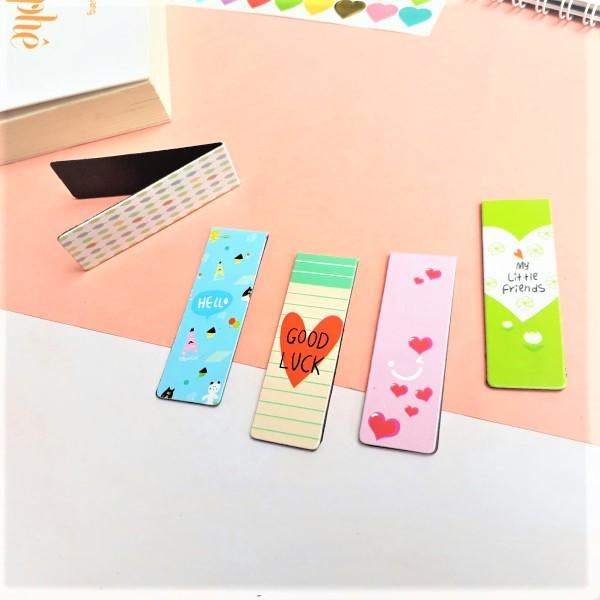 [HCM]Combo 5 Bookmark Nam Châm Đánh Dấu Sách - Love (Mẫu Ngẫu Nhiên)