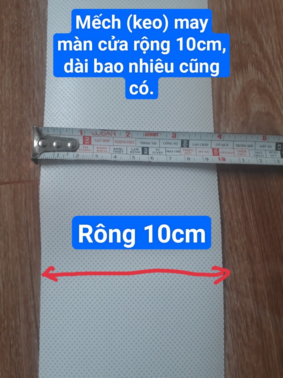 Keo - mếch may màn may rèm cửa