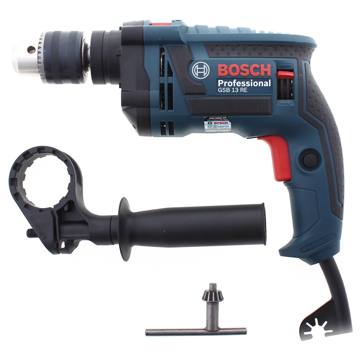 [HCM](XẢ HÀNG)Máy khoan cầm tayMáy khoan động lực Bocsh GSB 13 RECông suất : 650W Tốc độ không tải: 0- 3150 v/p coong xuất lớn hoạt động bền bỉ.Bảo hành 12 tháng 1 đổi 1