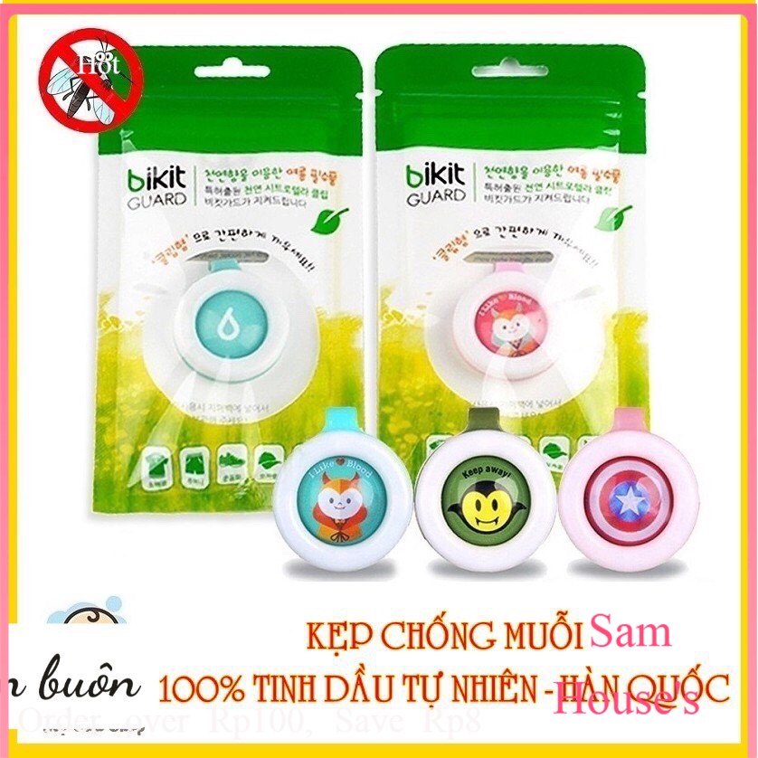 Combo 3 kẹp đuổi muỗi Hàn Quốc Bikid Guard