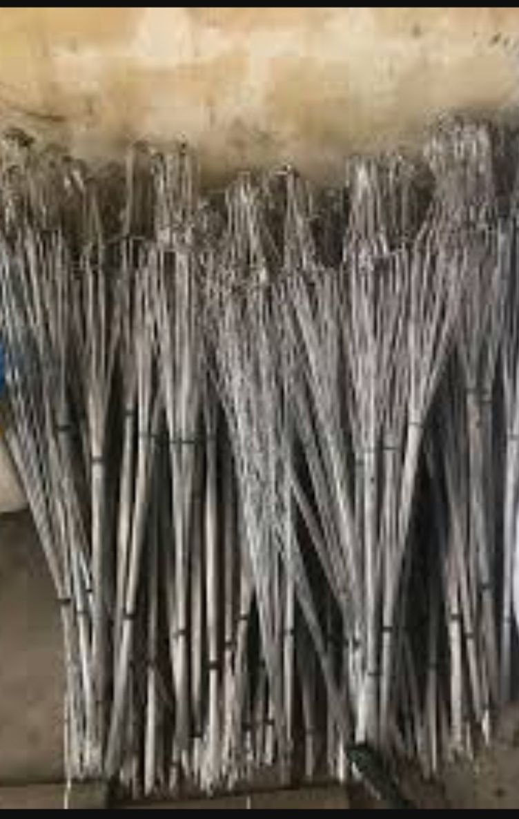 10 móc inox treo lan dài 90cm
