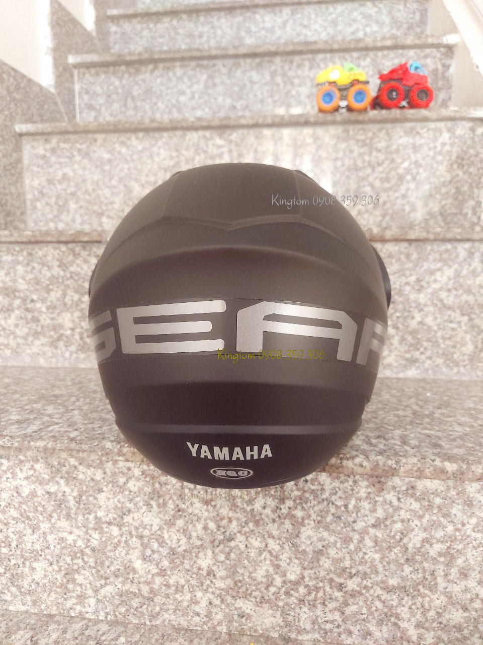 Mũ/Nón bảo hiểm YAMAHA 3/4 ĐEN NHÁM