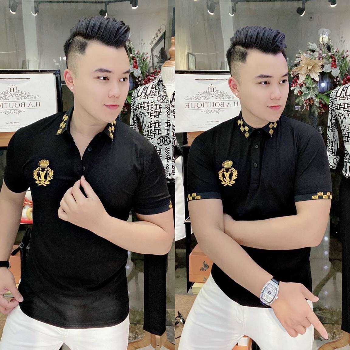 ÁO THUN ,ÁO THUN NAM CỰC ĐẸP -BẢNH NHƯ KHÁ BẢNH THỜI TRANG BQ FASHION