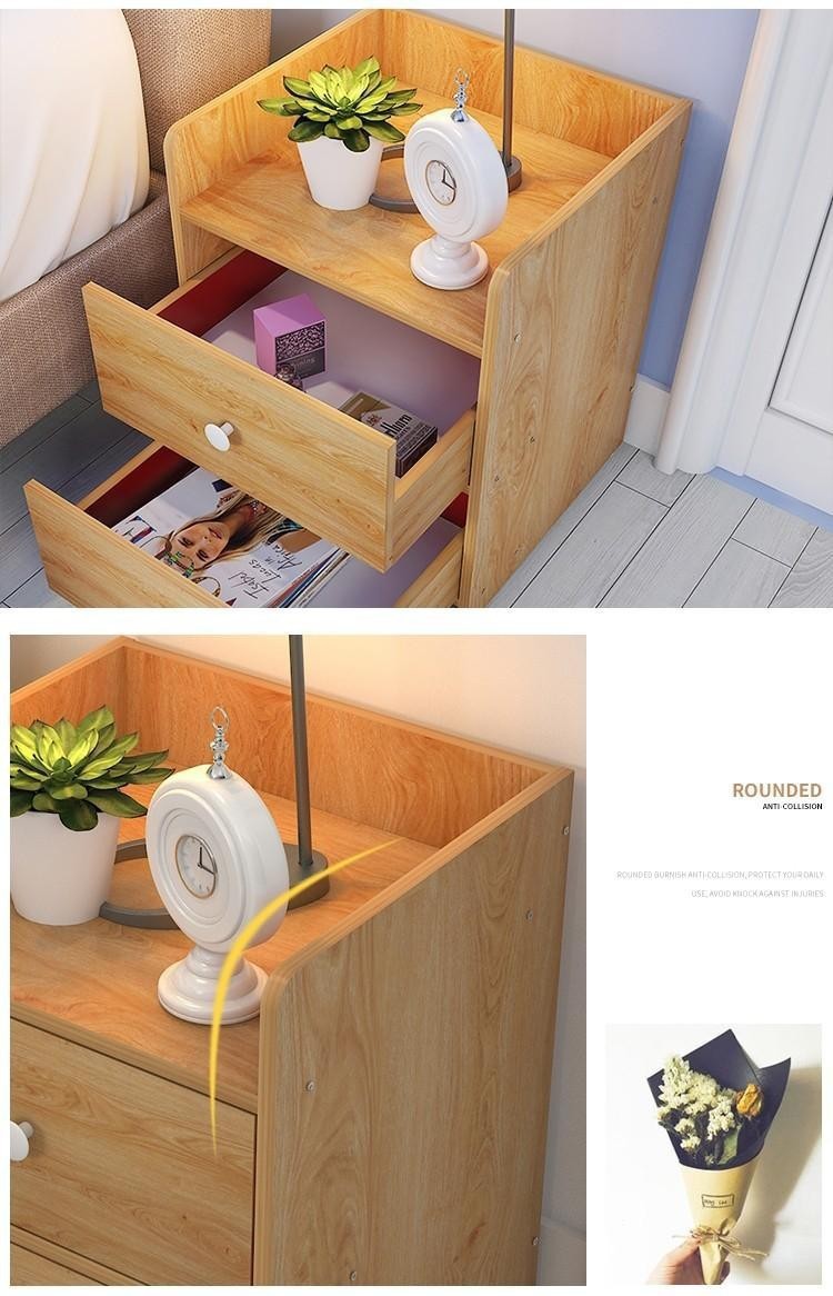 [HCM]TỦ GỖ ĐẦU GIƯỜNG 2 NGĂN KÉO