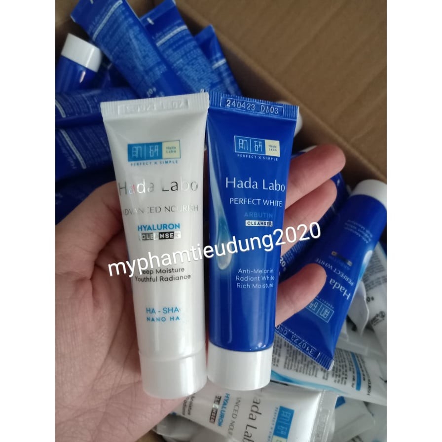 ( Mini ) Sữa rửa mặt Hada Labo dưỡng ẩm mềm mượt