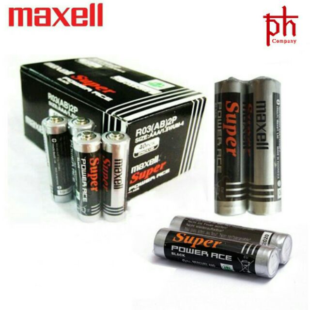 [HCM]Pin tiểu AAA maxell (1hộp 40 viên)