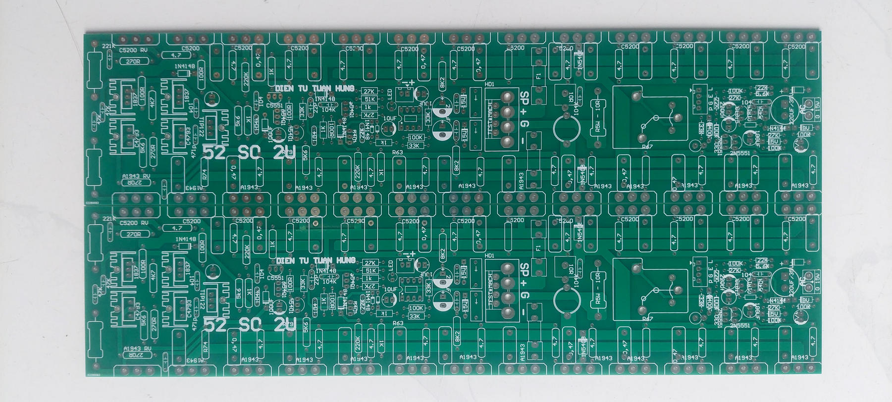 PCB MẠCH CÔNG SUẤT 52 SÒ