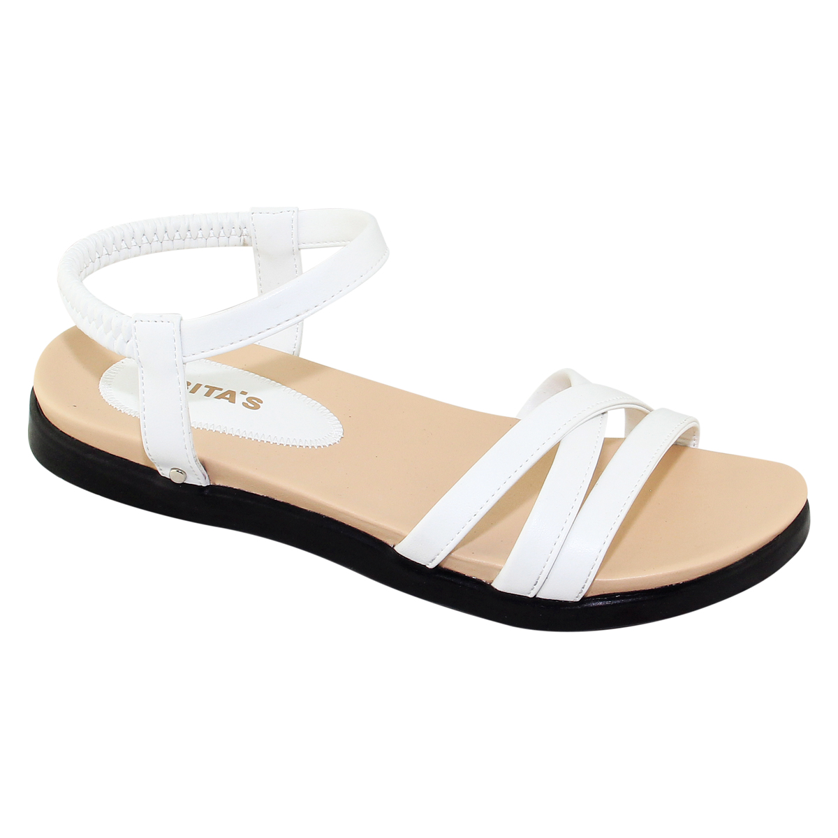 Giày sandal quai hậu đế bằng quai ngang nữ bita's syn.277 - bitas