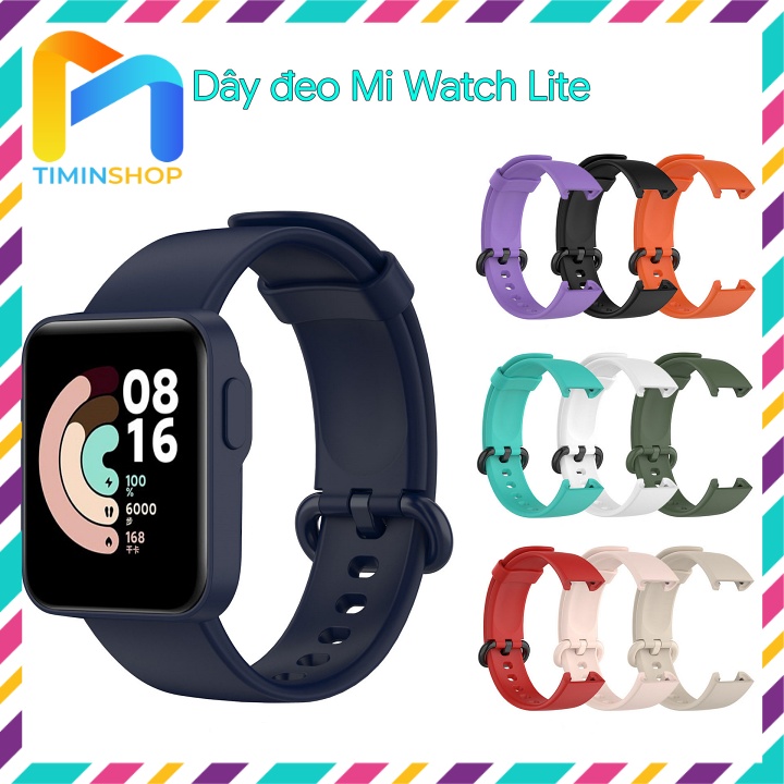 [HCM]Dây đồng hồ cho Xiaomi Mi Watch Lite - Chất silicone
