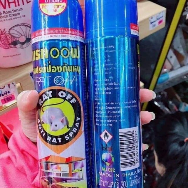 Combo 10 chai xịt đuổi chuột Rat Off Thái Lan【Kho Thế Giới 】