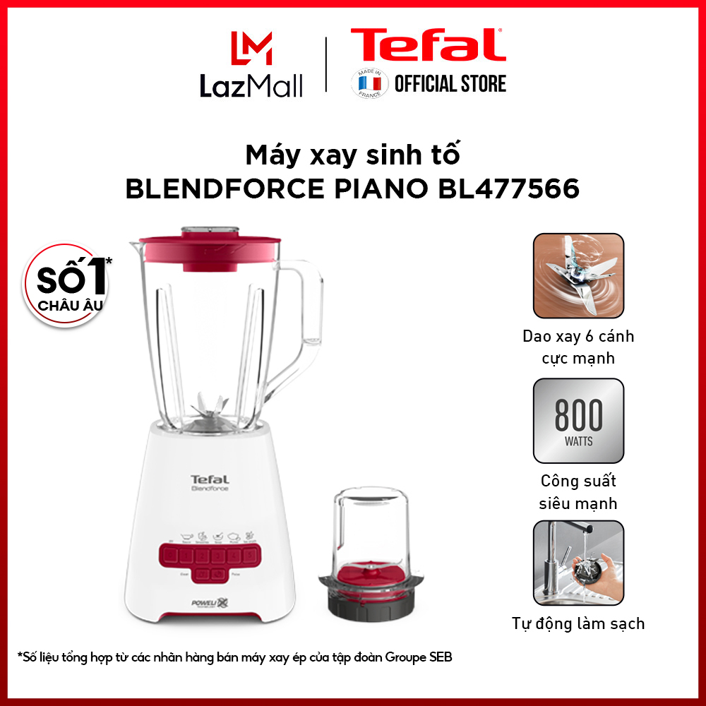 Máy xay sinh tố Tefal BL477566 - Gian hàng chính hãng bảo hành 2 năm