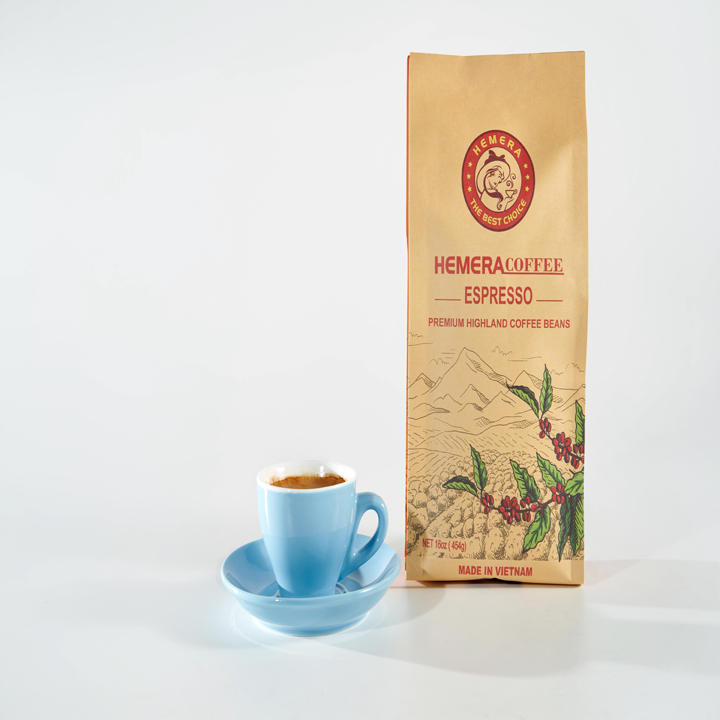 [HCM]CÀ PHÊ HẠT CAO CẤP HEMERA ESPRESSO 250GR