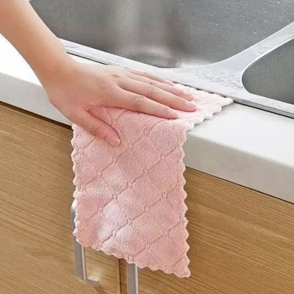 Set 10 Khăn Lau Đa Năng 2 mặt Siêu Thấm Nước