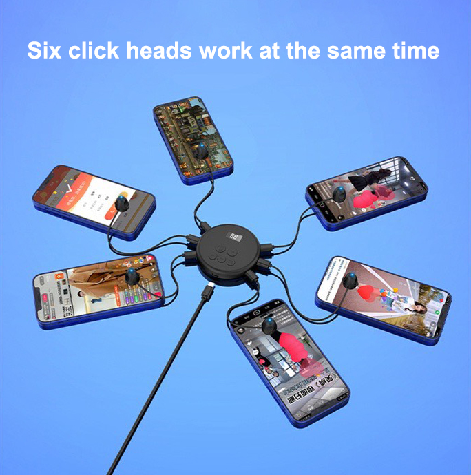 Miếng dán đầu auto tap, máy thả tim tiktok