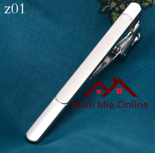 [HCM]Kẹp cà vạt màu bạc sang trọng, trẻ trung - RK01