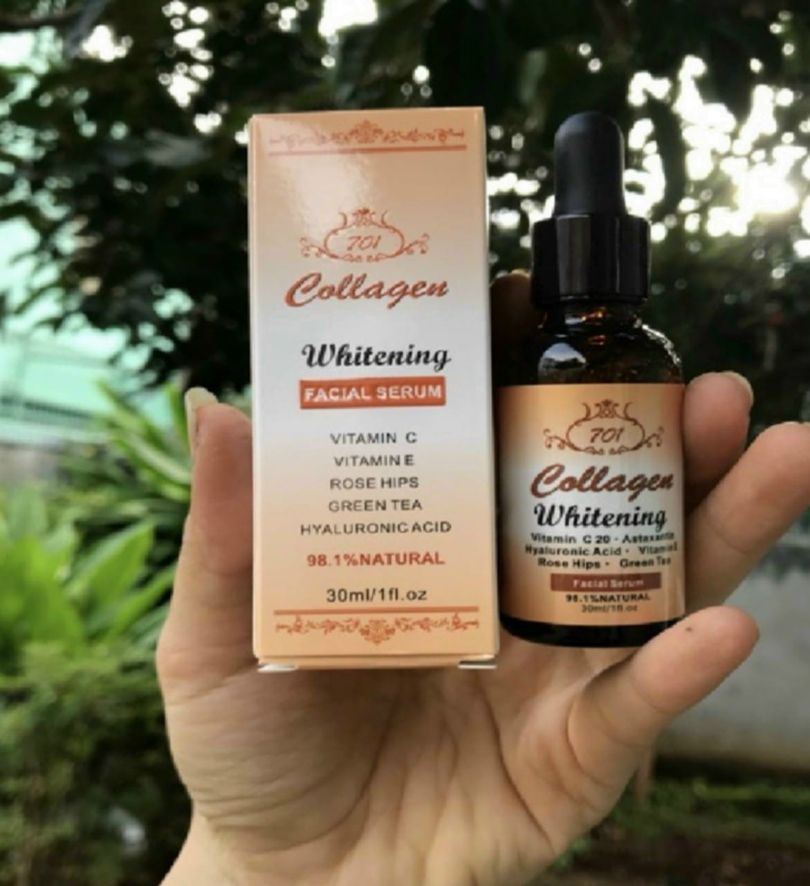 Serum collagen plus vit e dưỡng trắng căng da