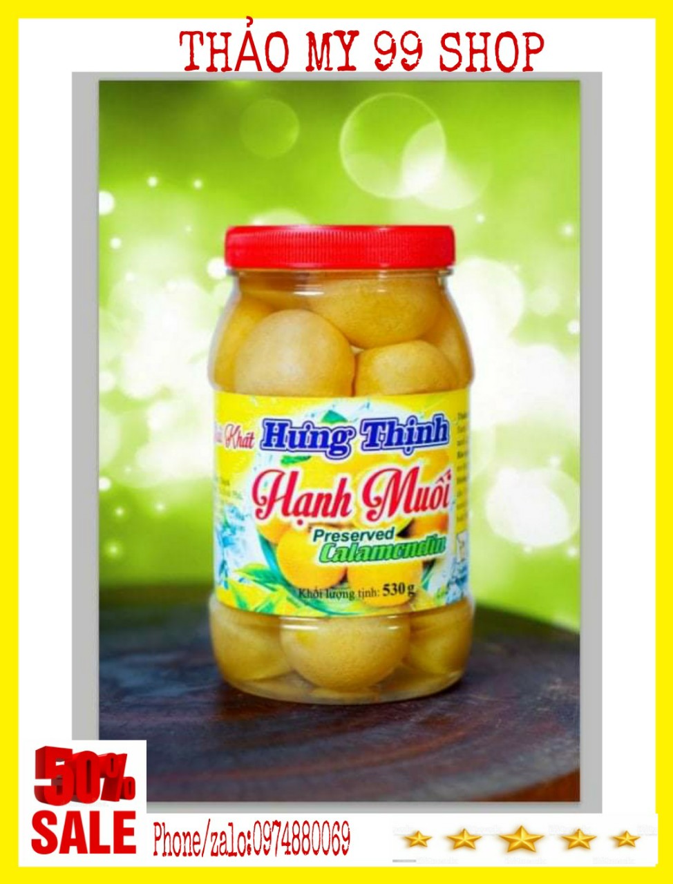 (Freeship) Hạnh Muối Hưng Thịnh hủ 530gr