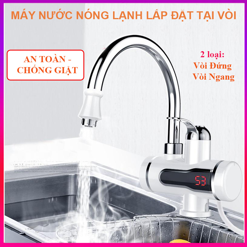 Cây nước nóng lạnh sunhouse shd9529, Máy nước nóng tại vòi, Máy làm nóng nước trực tiếp - Dòng 3321, Vòi rửa bát gắn tường inax - Giảm giá hấp dẫn, Bảo hành uy tín 1 đổi 1
