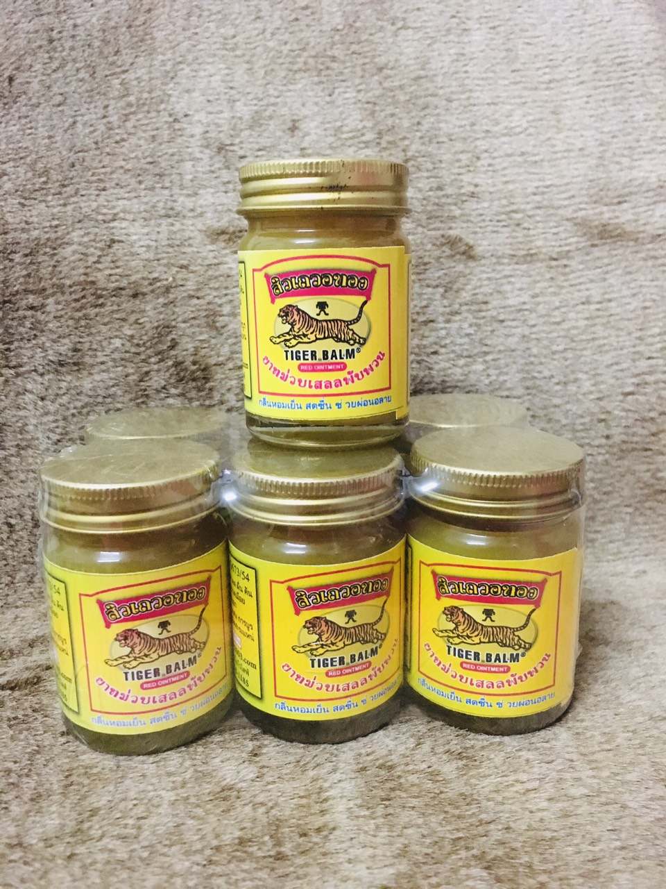 02 chai dầu cù là Tiger Balm Thái Lan 50g